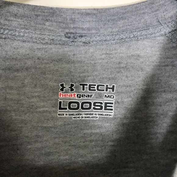 Under armour shirt womens medium loose fit heat gear tech tee - Picture 4 of 5